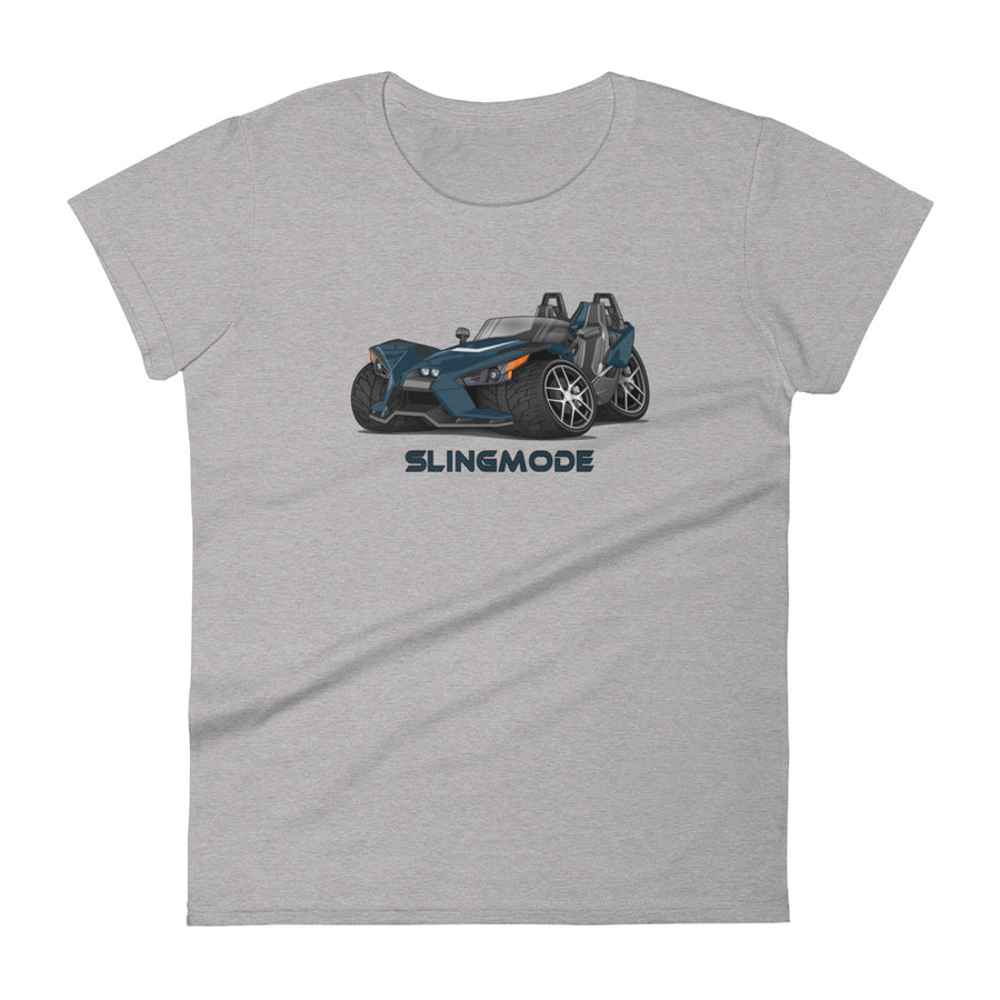 Slingmode Caricature Women's T-Shirt 2019 (SL Orion Blue)