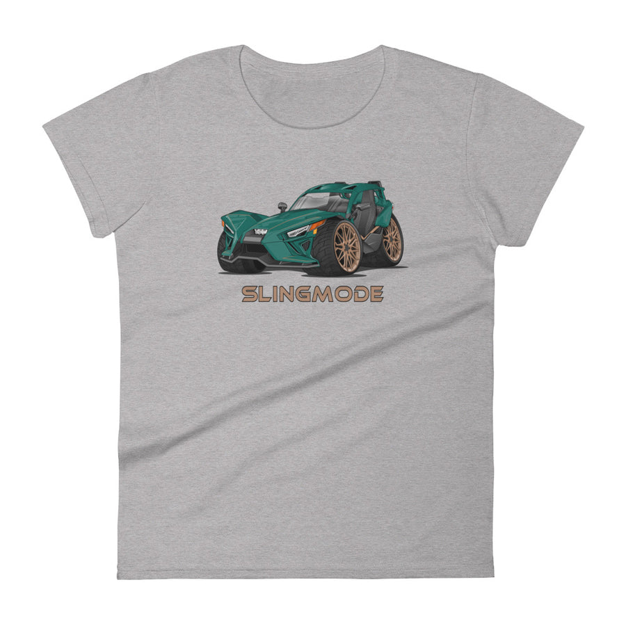 Slingmode Caricature Women's T-Shirt 2020 (GT Fairway Green)