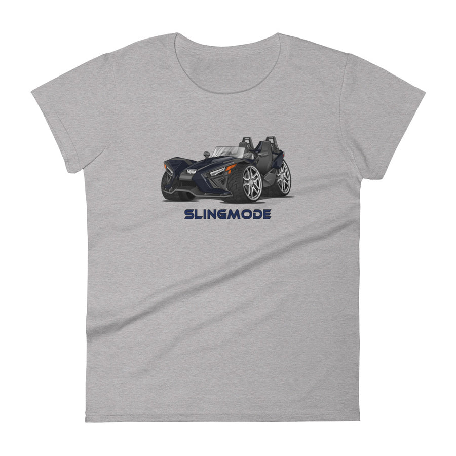 Slingmode Caricature Women's T-Shirt 2021 (SL Midnight Blue)
