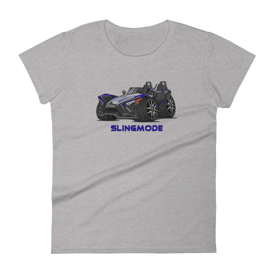 Slingmode Caricature Women's T-Shirt 2021 (R Stealth Blue)