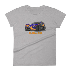Slingmode Caricature Women's T-Shirt 2021 (R Sunrise Orange)