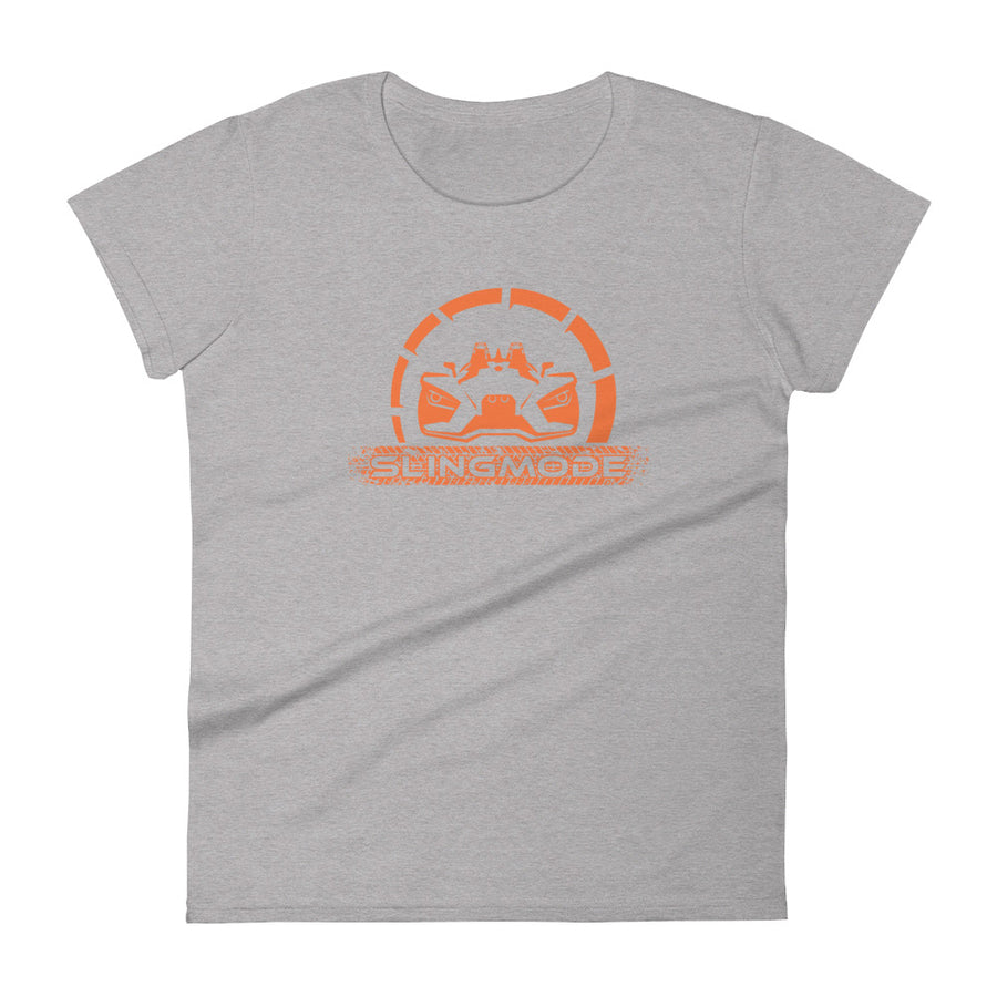 Slingmode Official Logo Women's T-Shirt (Volt Orange)