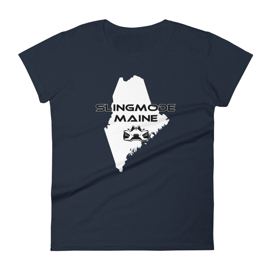 Slingmode State Design Women's T-Shirt (Maine)