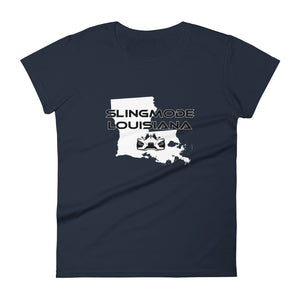 Slingmode State Design Women's T-Shirt (Louisiana)