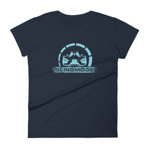 Slingmode Official Logo Women's T-Shirt (Pacific Teal Fade)