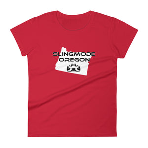 Slingmode State Design Women's T-Shirt (Oregon)