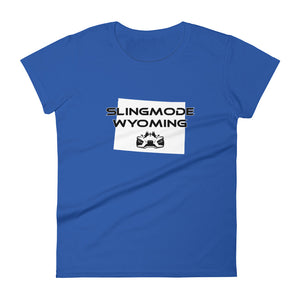 Slingmode State Design Women's T-Shirt (Wyoming)