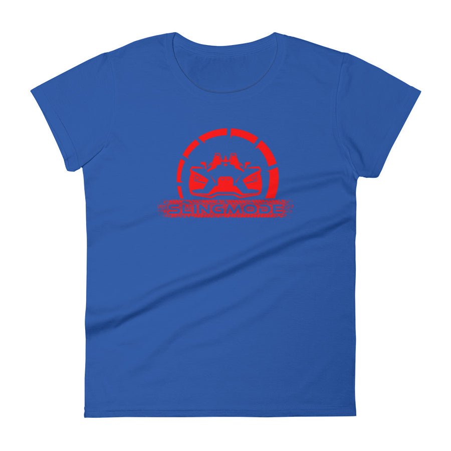Slingmode Official Logo Women's T-Shirt (Red Pearl)
