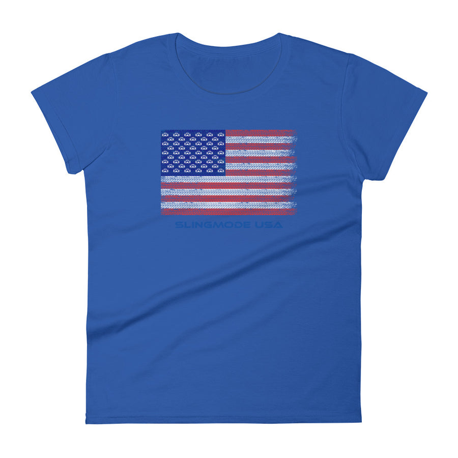 Slingmode USA Women's T-Shirt (American Flag)