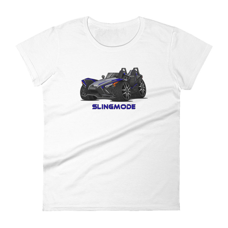 Slingmode Caricature Women's T-Shirt 2021 (R Stealth Blue)