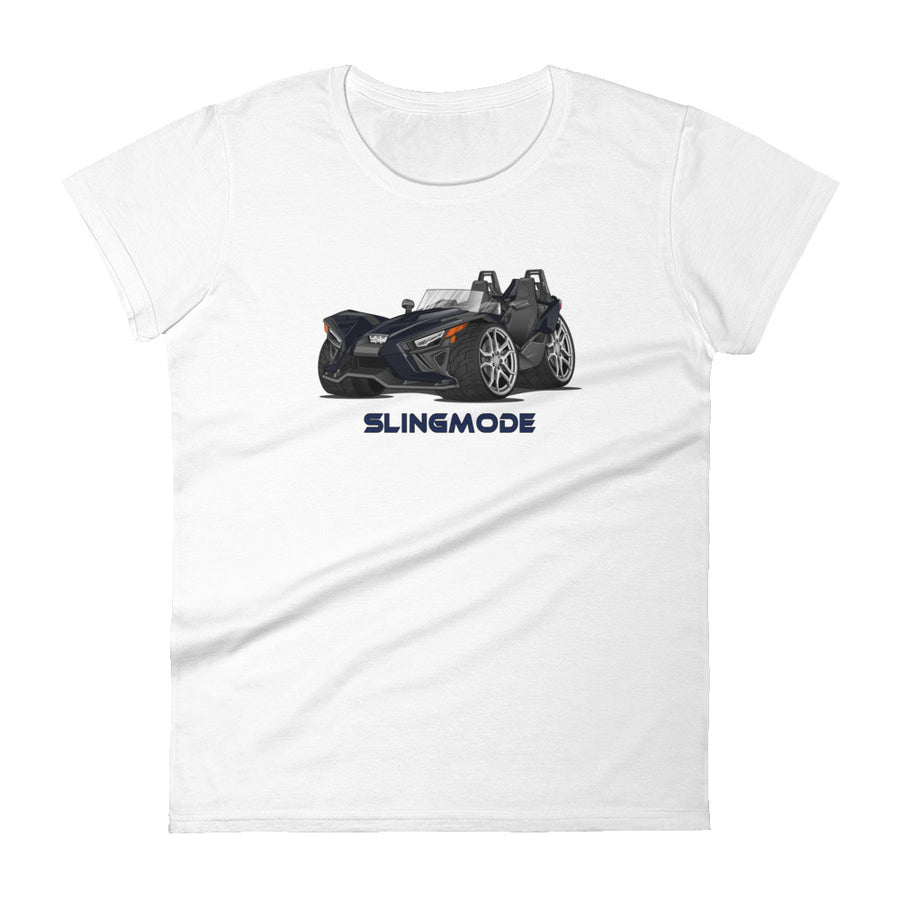 Slingmode Caricature Women's T-Shirt 2021 (SL Midnight Blue)