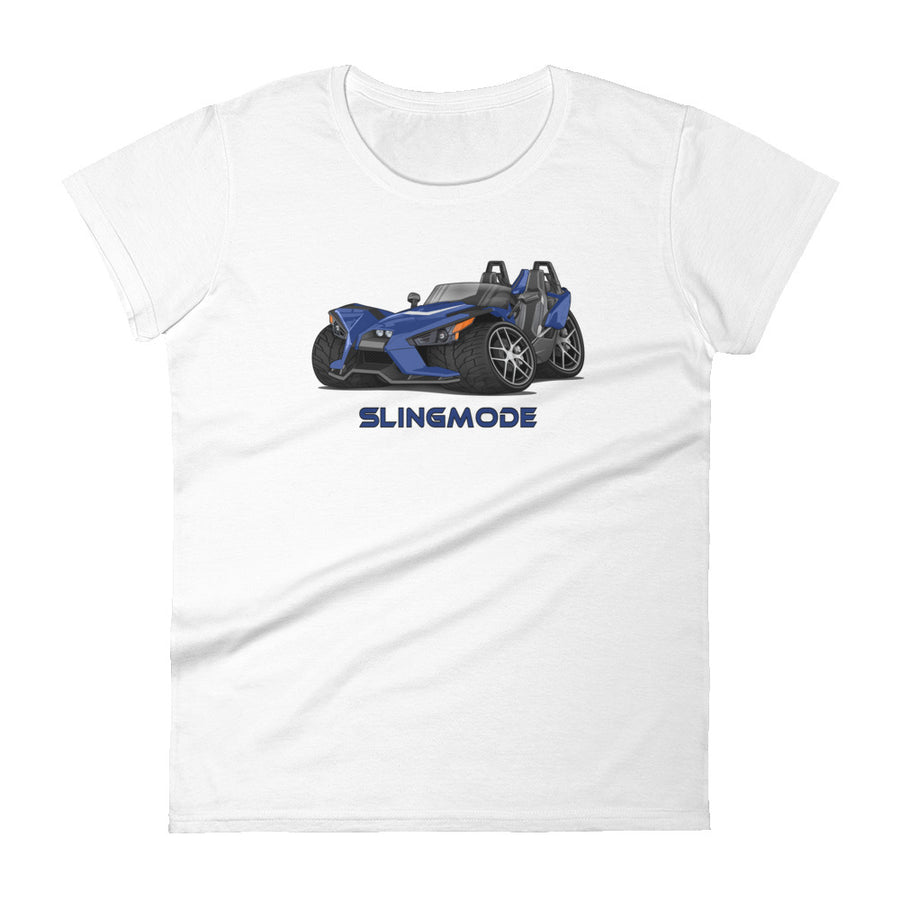 Slingmode Caricature Women's T-Shirt 2017 (SL Navy Blue)