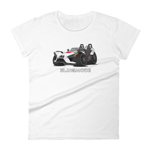 Slingmode Caricature Women's T-Shirt 2016.5 (SL LE White Pearl)