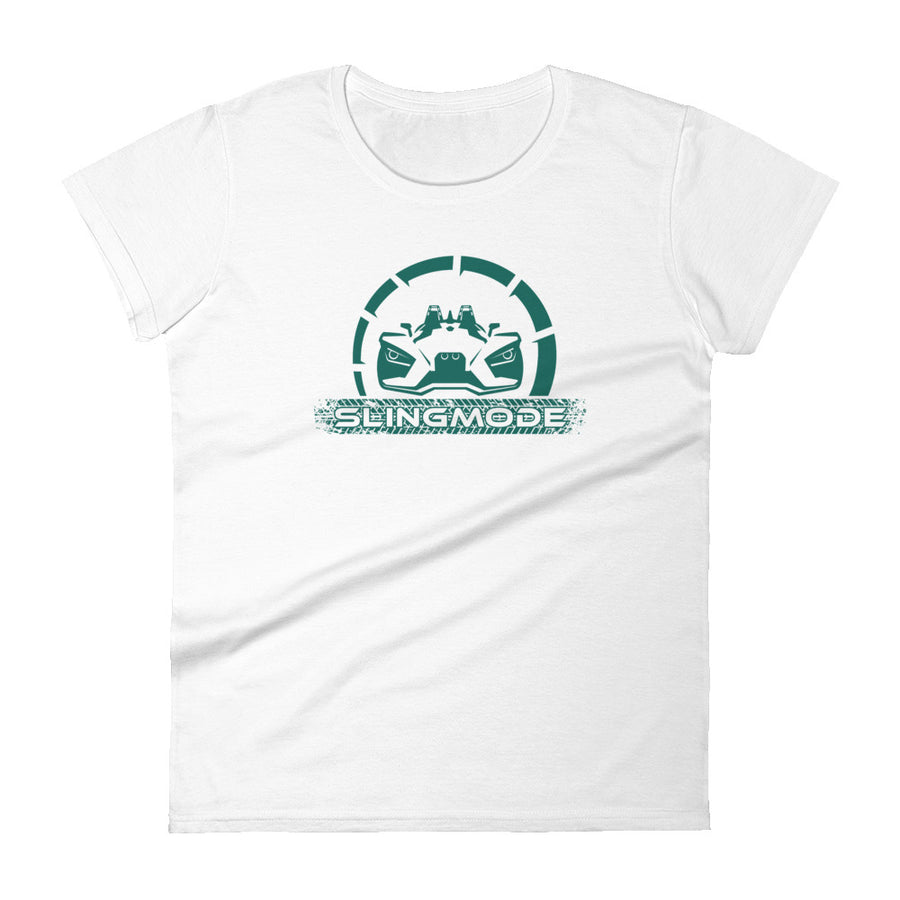 Slingmode Official Logo Women's T-Shirt (Fairway Green)