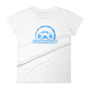 Slingmode Official Logo Women's T-Shirt (Miami Blue)