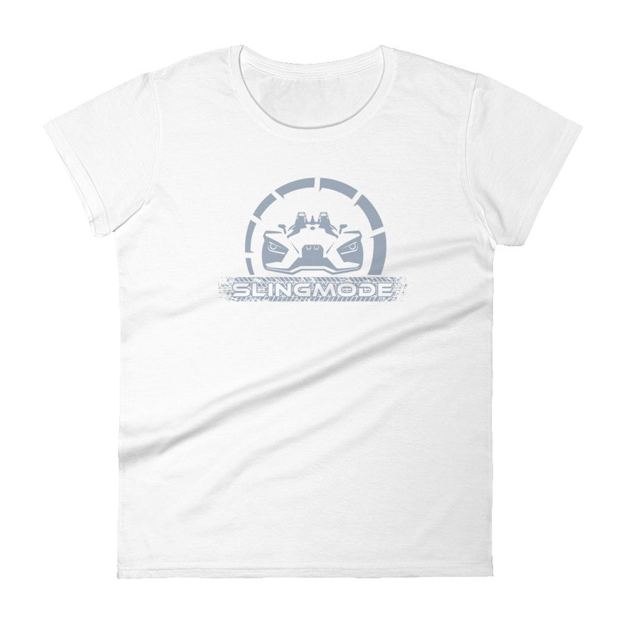 Slingmode Official Logo Women's T-Shirt (Matte Cloud Gray)