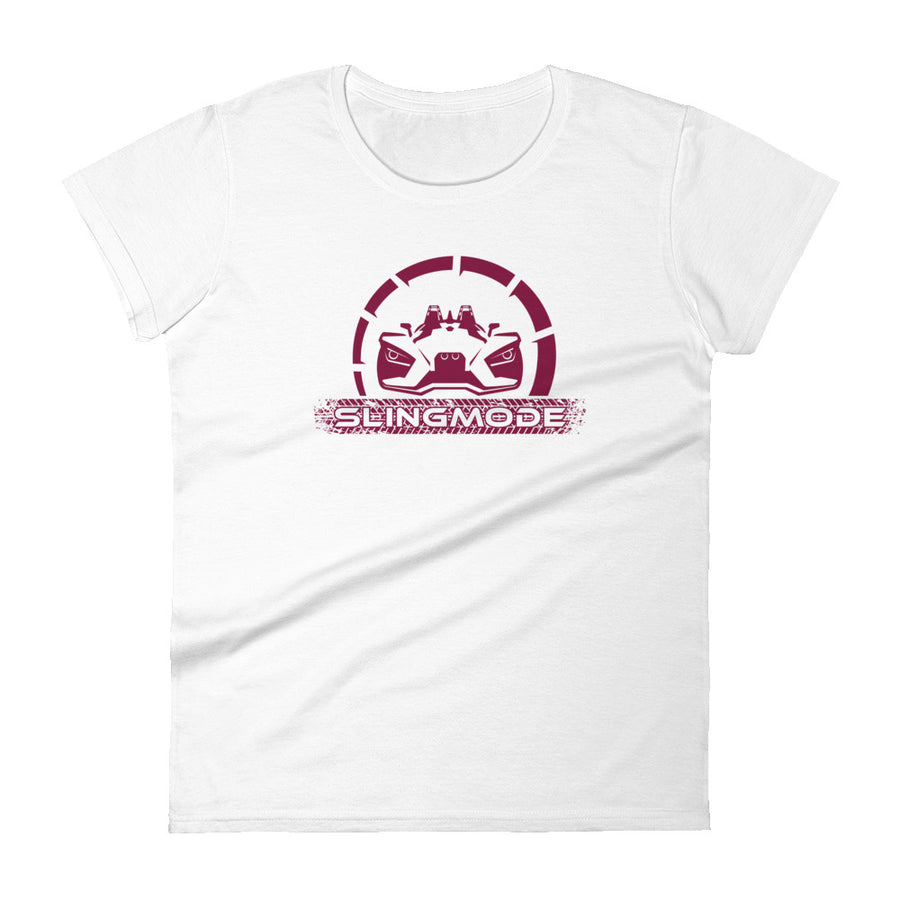 Slingmode Official Logo Women's T-Shirt (Midnight Cherry)