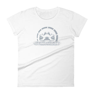 Slingmode Official Logo Women's T-Shirt (Gray Metallic)