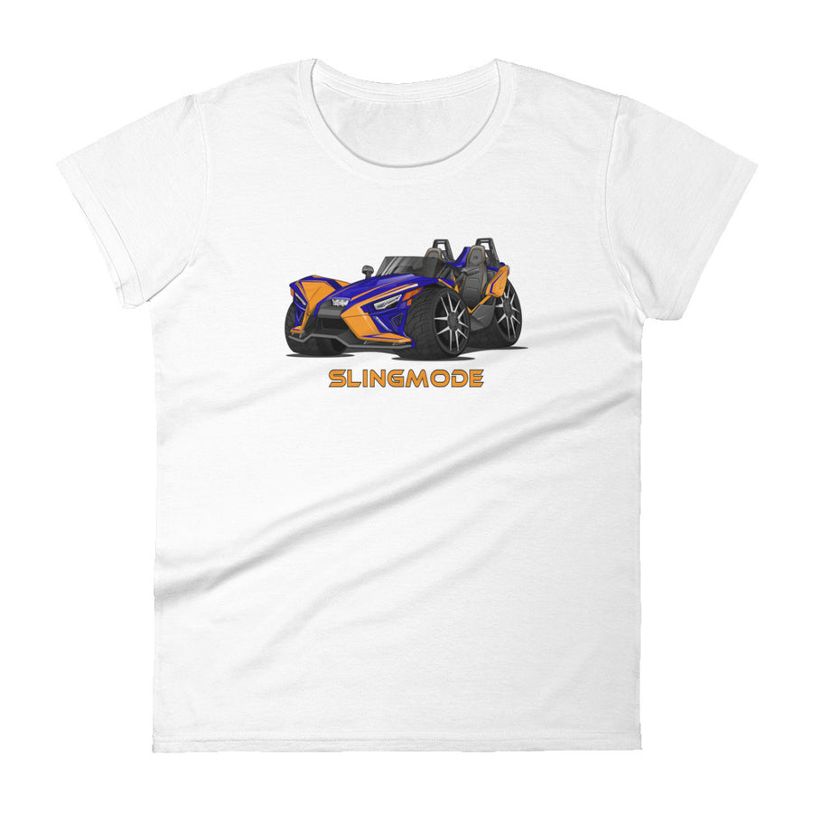 Slingmode Caricature Women's T-Shirt 2021 (R Sunrise Orange)