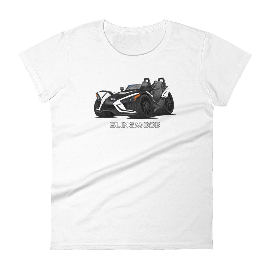 Slingmode Caricature Women's T-Shirt 2019 (SLR Icon Monument White)