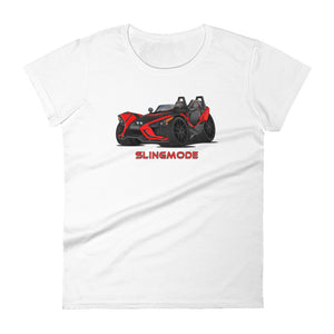 Slingmode Caricature Women's T-Shirt 2019 (SLR Red Pearl)