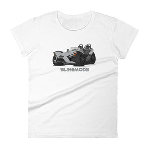Women's Slingmode Caricature T-Shirt 2022 (S Ghost Gray)