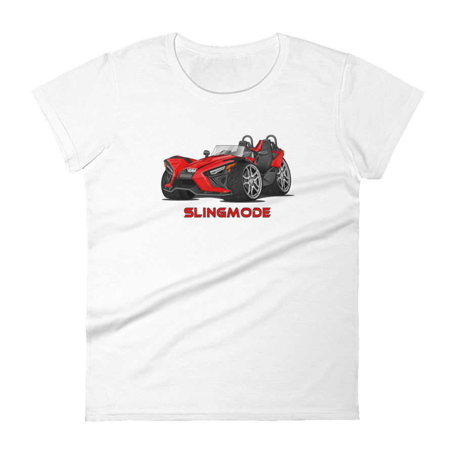 Women's Slingmode Caricature T-Shirt 2022 (SL Red Pearl)