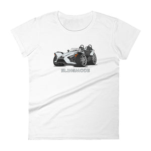 Women's Slingmode Caricature T-Shirt 2022 (SL Moonlight Metallic White)