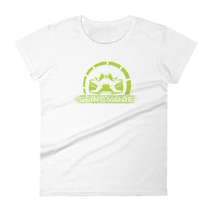 Slingmode Official Logo Women's T-Shirt (Liquid Lime)